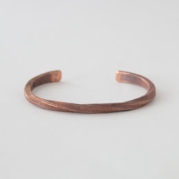 COPPER-MUNISEX バングル STUDEBAKER CUFF WORK PATINA・画像