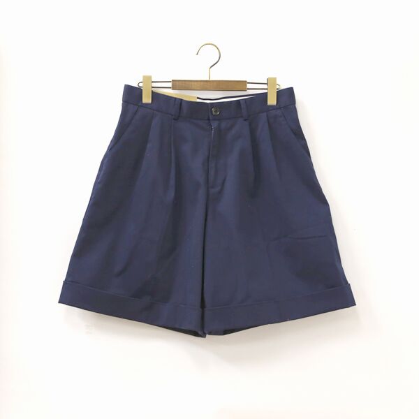 NAVY-MOFFICE WIDE SHORTS・画像