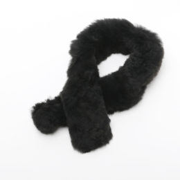 BLACKFur Scarf Baby Alpaca（アルパカファ-マフラ-）・画像
