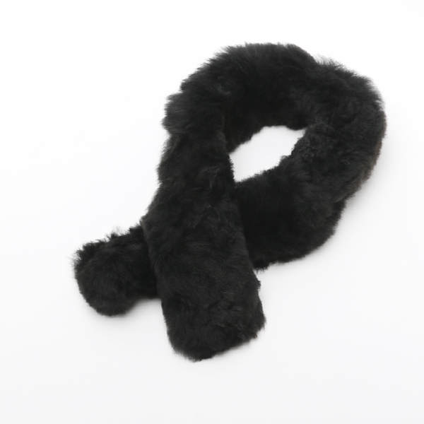 BLACKFur Scarf Baby Alpaca（アルパカファ-マフラ-）・画像