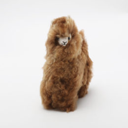 ALPACA BROWNBaby Alpaca Fur Doll（アルパカファ-ド-ル）・画像