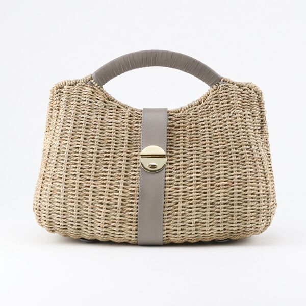 【別注】葦ハンドバッグ・画像