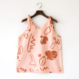 CORAL & TERRACOTTAノ-スリ-ブ MAGGIE PAIGE・画像