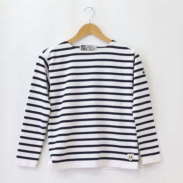 BLANC/MARINEボ-ダ-カットソ- MATELOT・画像