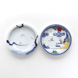 KACHO/SANSUIZOA 4.5寸皿ヘア化粧箱・画像