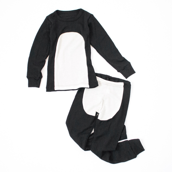 80ベビ-/キッズ ウ-ルシルク セットアップ・画像