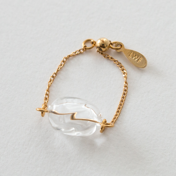 ウェ-ブビ-ズチェ-ンリング・画像