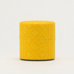 黄茶缶（茶筒） 小・画像