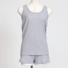 H GRAYワッフルタンクトップ&ショ-トパンツセット・画像