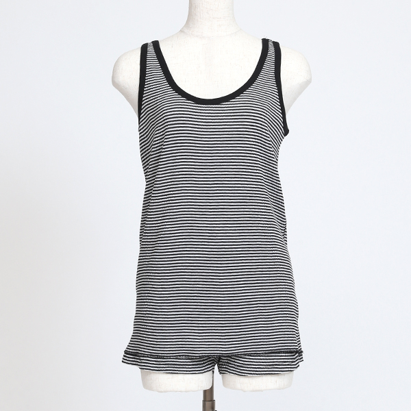 BLK OFF BDRワッフルタンクトップ&ショ-トパンツセット・画像