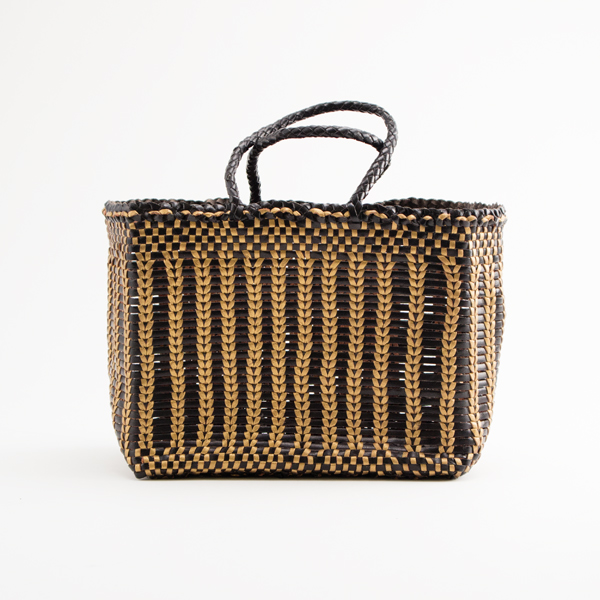 BLACK GOLDレザ-メッシュト-トバッグ・画像