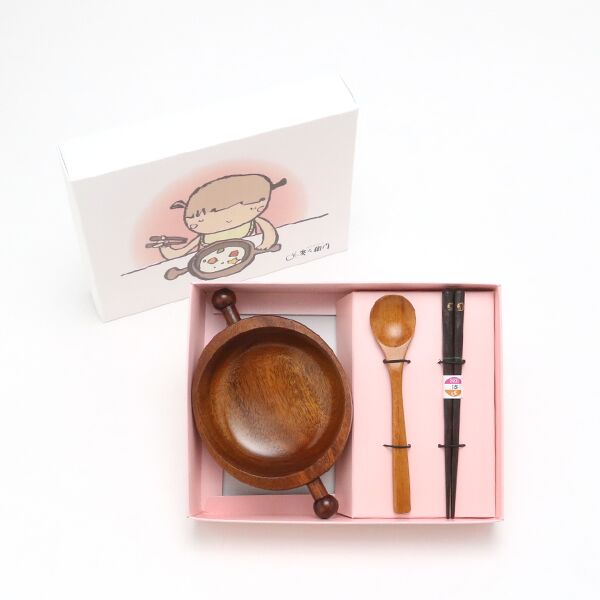 女の子子ども食器・カトラリ-セット・画像