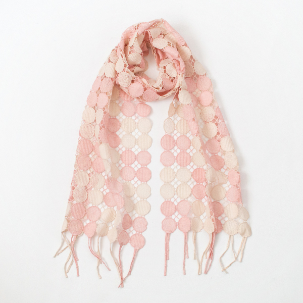 ピンクエンブロイ ドットスト-ル・画像