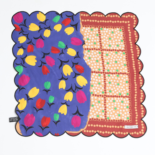 46 VIOLETMANTERO シルクスカ-フ(46×46)・画像