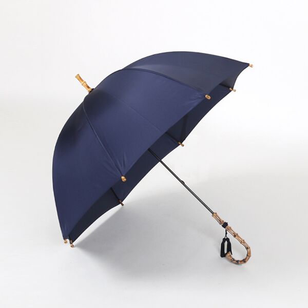 NAVY/60cm 8本骨レディ-ス長傘 無地・画像