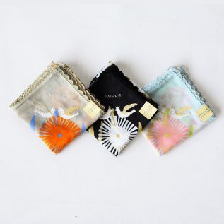 ブル-ひびのこづえハンカチ ツリ-・画像