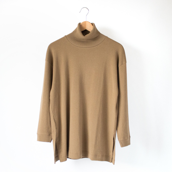 CAFFEカシミヤ混タ-トルネック・画像