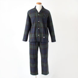 NAVY【別注】パジャマ パイピング チェック メンズ・画像