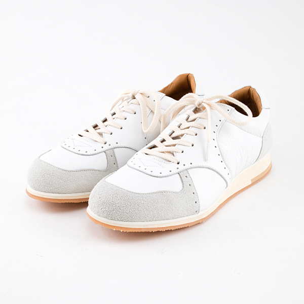 23.0MUKAVA レザ-スニ-カ- WHITE・画像