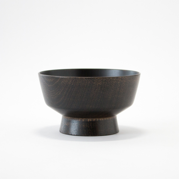 黒拭き漆BASE01 飯椀・画像