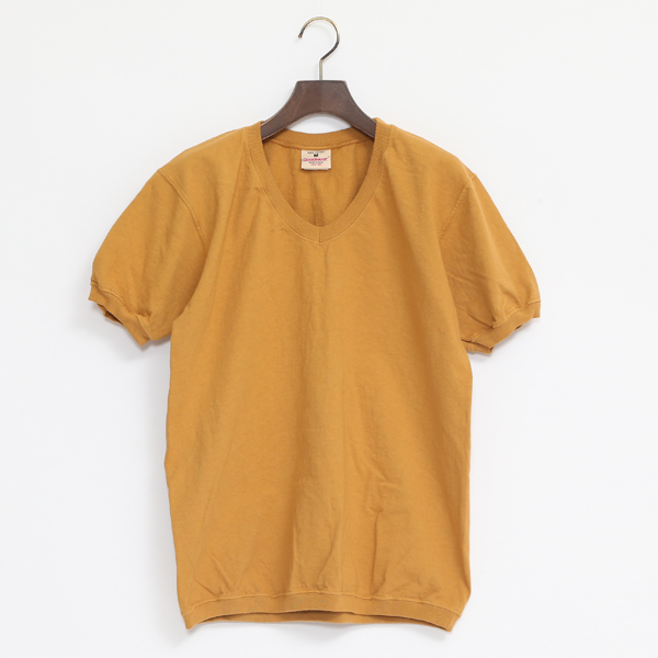 SVネック ショ-トスリ-ブ Tシャツ KESUDA YELLOW・画像