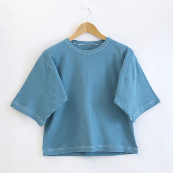 BLUEワッフルTシャツ・画像