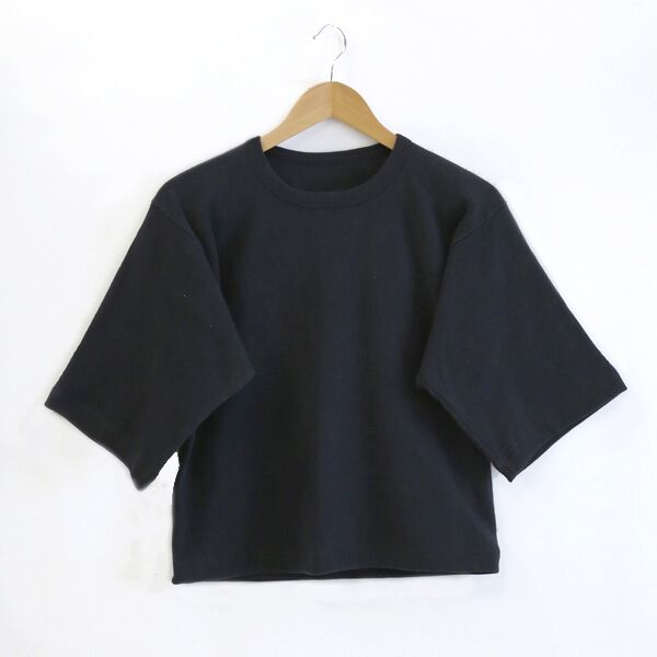 BLACKワッフルTシャツ・画像