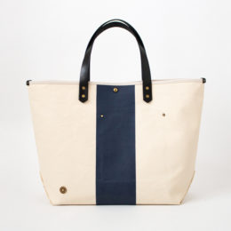 帆布 ト-トバッグ(L) PINE 9号 SCCP003 BLK/MILK/NAVY・画像