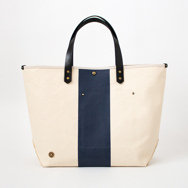 帆布 ト-トバッグ(L) PINE 9号 SCCP003 BLK/MILK/NAVY・画像