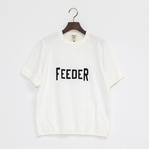 XLユニセックス RIB T-SHIRT WHITE・画像