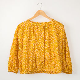 XANTHE SUNBEAMリバティプリントブラウス・画像