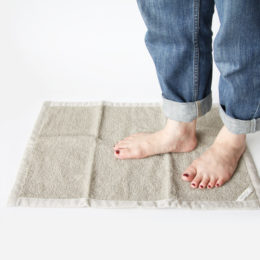 リネンマッサ-ジバスマット ナチュラル・画像