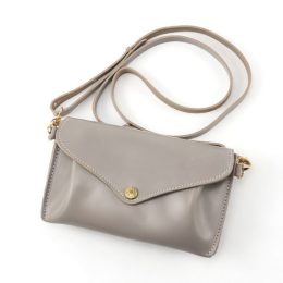 TAUPEMEDIUM PURSE WITH STRAP・画像