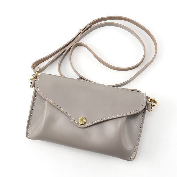 TAUPEMEDIUM PURSE WITH STRAP・画像