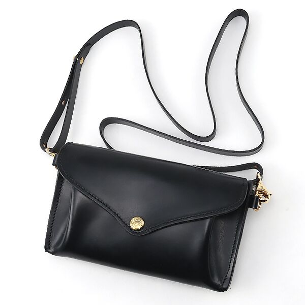 NEW BLACKMEDIUM PURSE WITH STRAP・画像