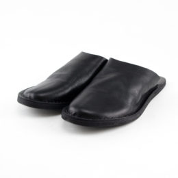 38M サンダルSNOW FLAKE LEATHER BLACK・画像