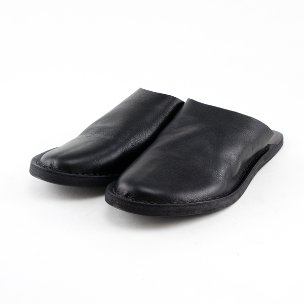 38M サンダルSNOW FLAKE LEATHER BLACK・画像