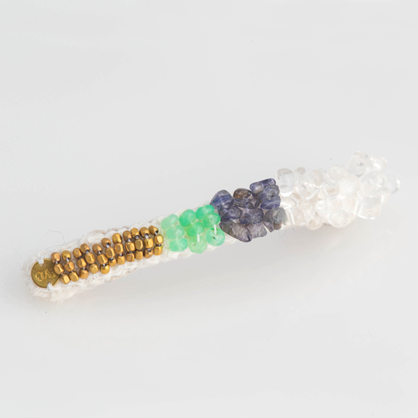 OFF WHITEハンドニットスト-ン バレッタ・画像