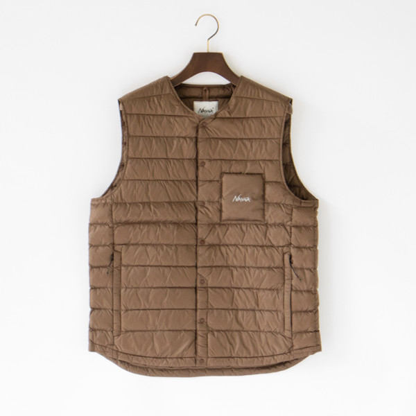 C.BROWNメンズ ダウンベスト（インナ-ダウン）・画像