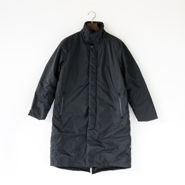 BLK-Mユニセックス オ-ロラステンカラ-ダウンコ-ト・画像