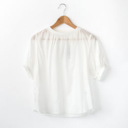 WHITEツイルティ-ブラウス・画像