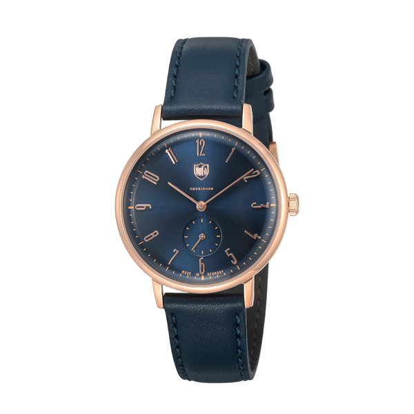 37mm NAVY-NAVYDUFA 腕時計 GROPIUS LEATHER・画像