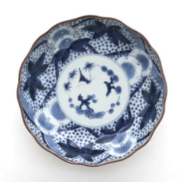 雪輪松竹梅復刻 なます皿・画像