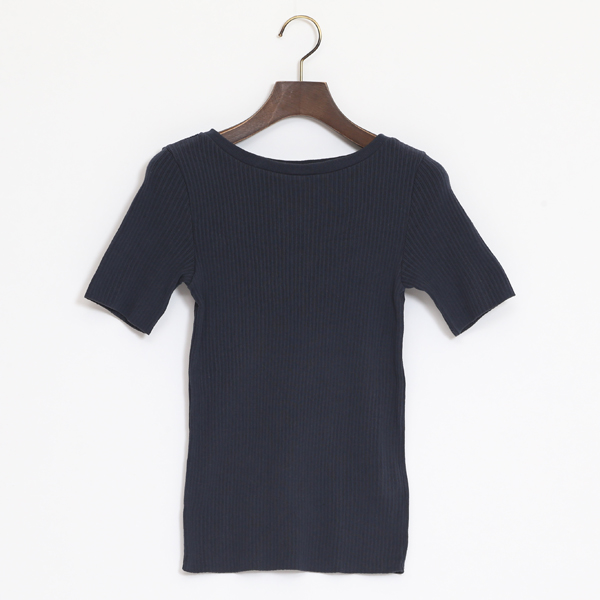 SHADOW NAVYGRACE クル-ネックTシャツ・画像