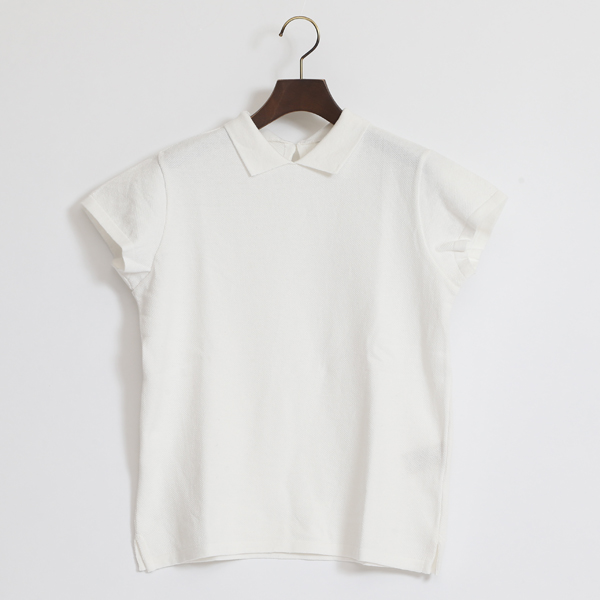 WHITEOLIVIA ニットポロシャツ・画像