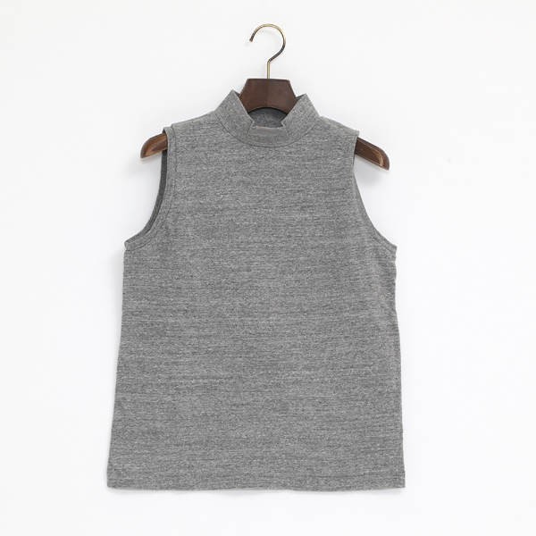 CAMPIONE MELANGEETHEL モックネックノ-スリ-ブスシャツ・画像