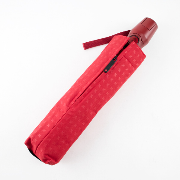 TRUSTY REDワンタッチ折りたたみ傘 T.220 MAT CROSS・画像