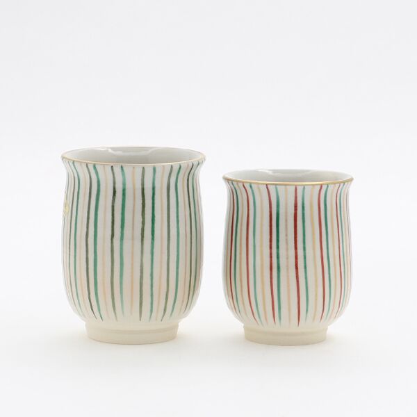 組湯呑 御本彩十草・画像