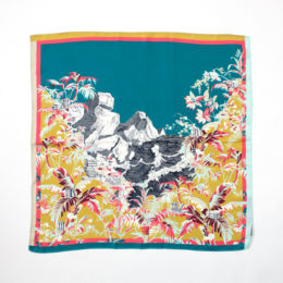 TURQUOISEシルクスカ-フ OLIVIERA・画像