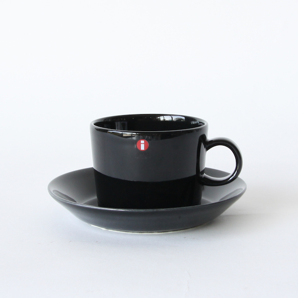 ブラックTeema カップ＆ソ-サ-・画像